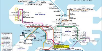 Metro kort Hong Kong