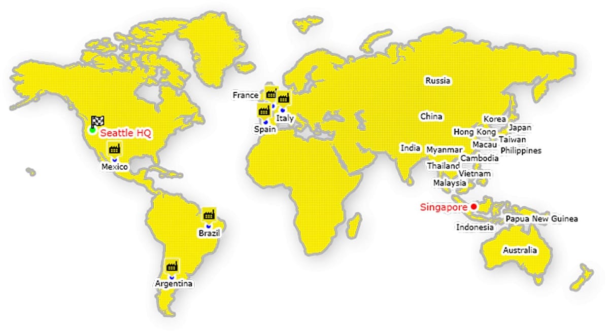 Hong Kong á heiminn kort
