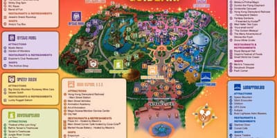 HÖ Disneyland kort